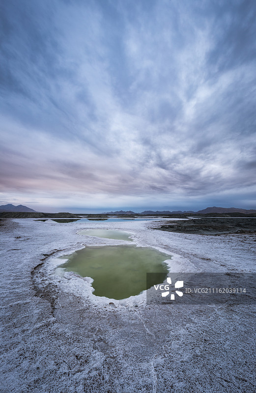 青海大柴旦盐湖图片素材