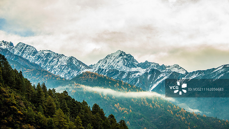 四川省康定市木格措图片素材