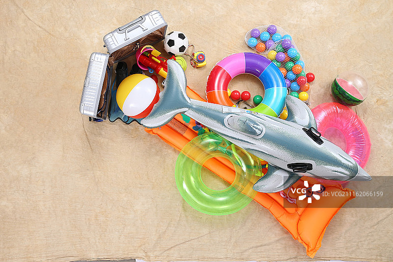 海滩玩具图片素材