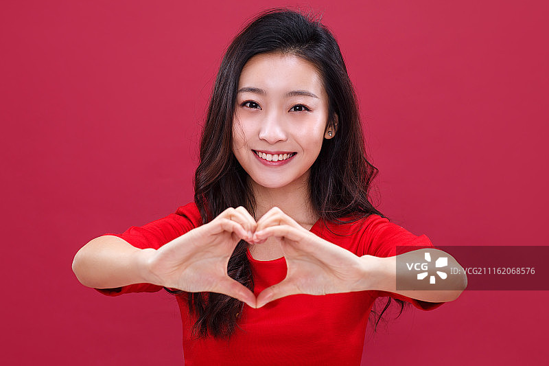 快乐的青年女人图片素材