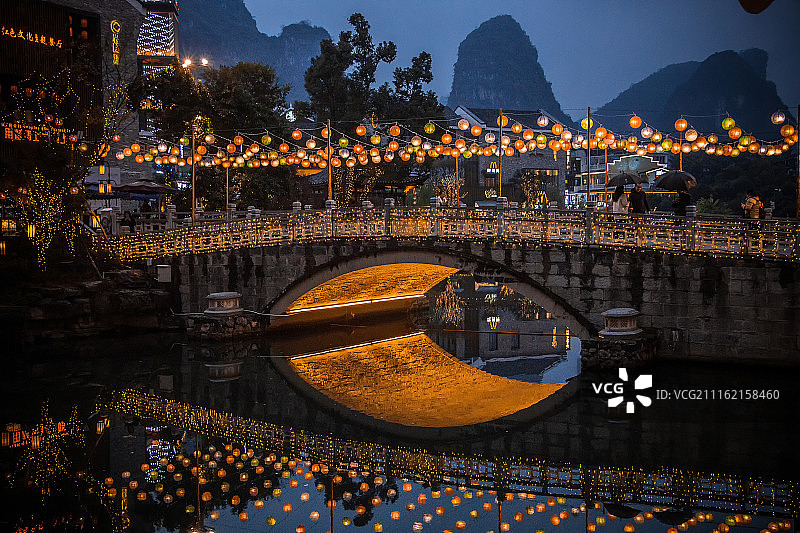 阳朔西街图片素材