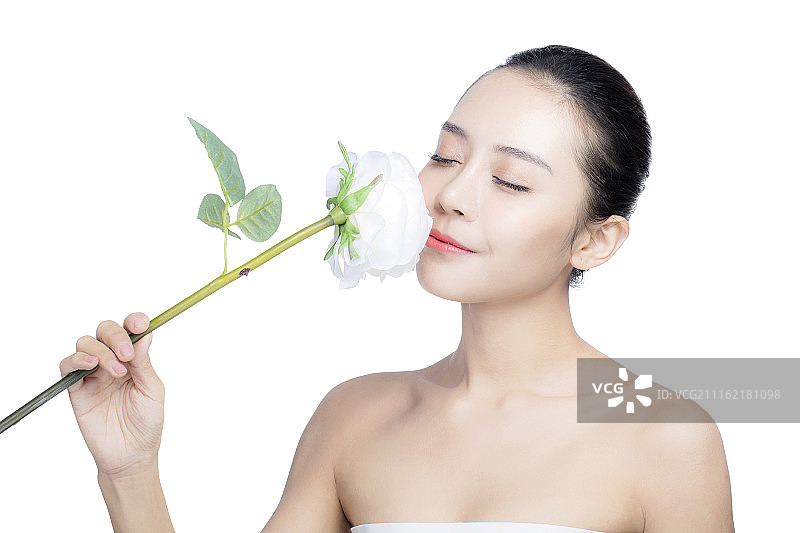 美丽的东方女性图片素材