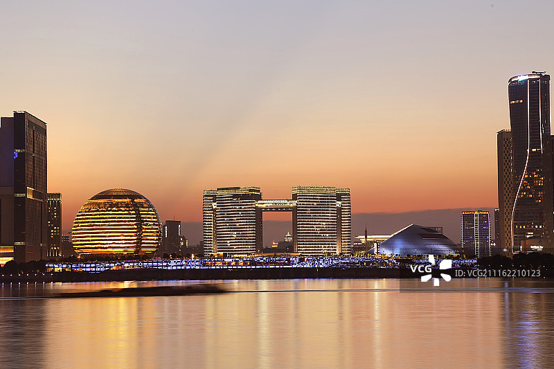 杭州钱江新城图片素材