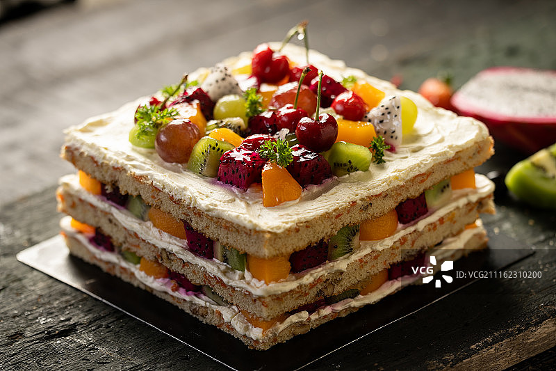 水果蛋糕图片素材