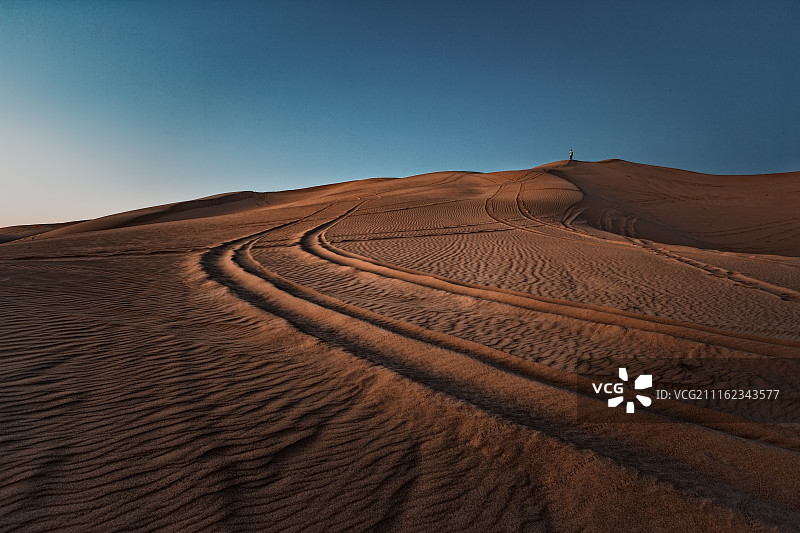 库布齐沙漠风景图片素材