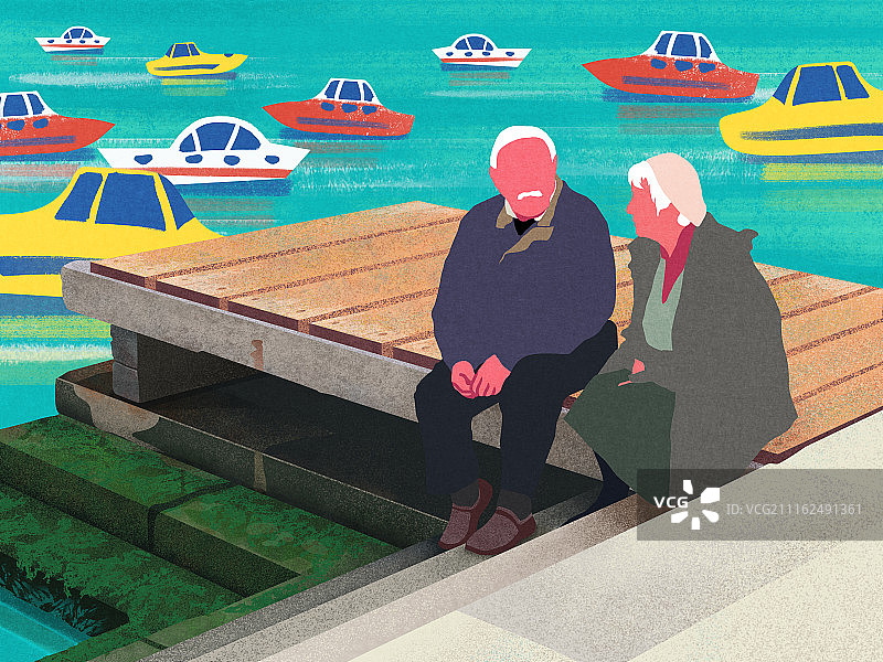 威尼斯码头图片素材