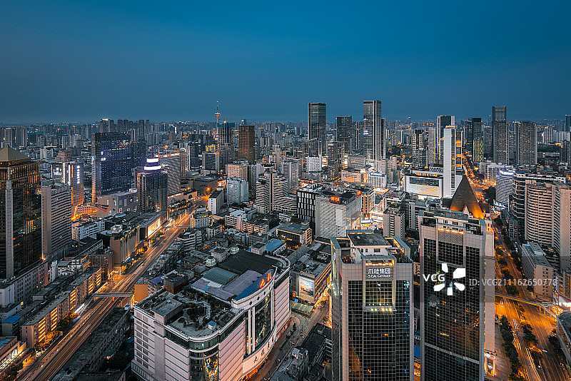 成都夜景图片素材