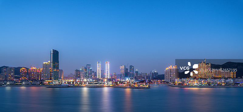 大连星海广场夜景图片素材