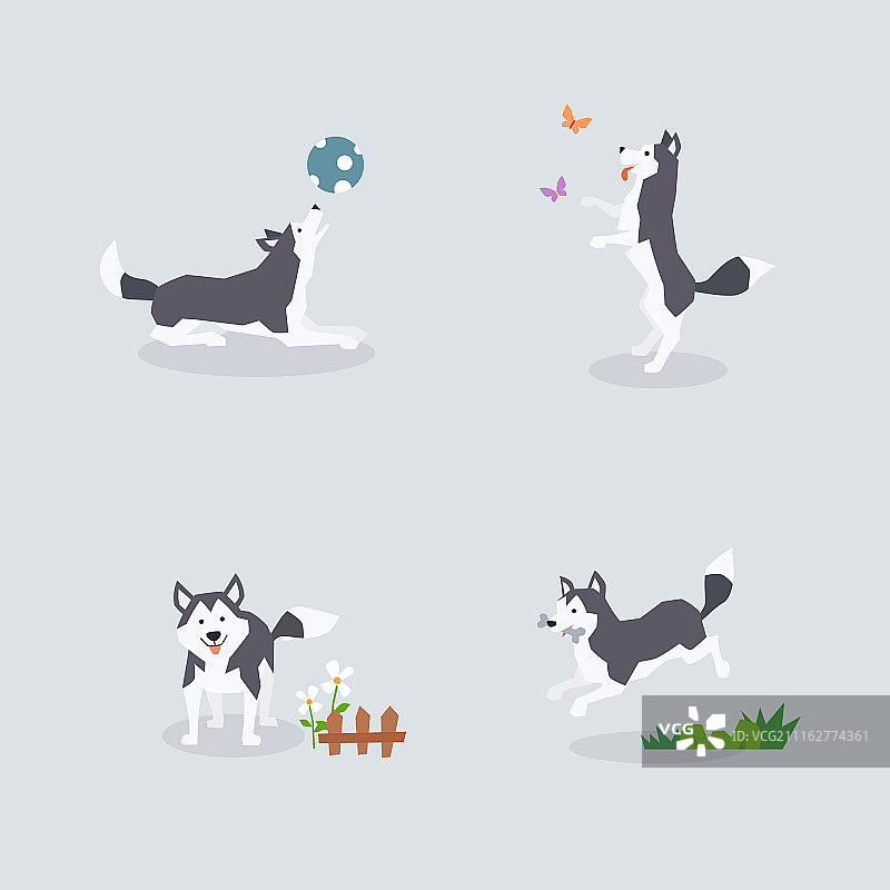 动物图标合集矢量插画011图片素材