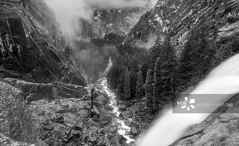 山谷风景图片素材