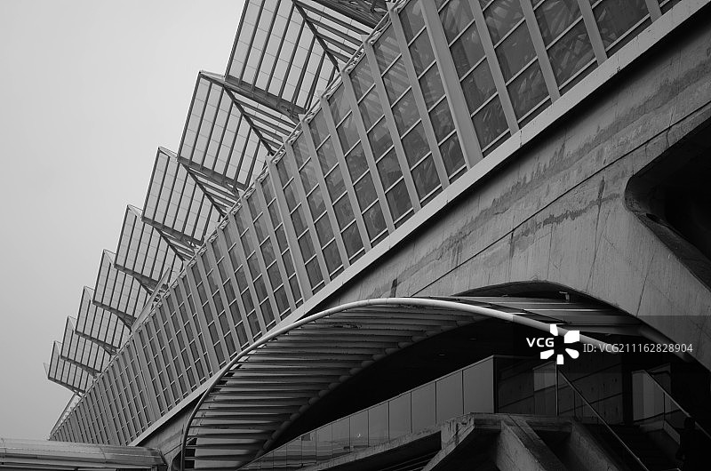 现代建筑仰天俯视图片素材