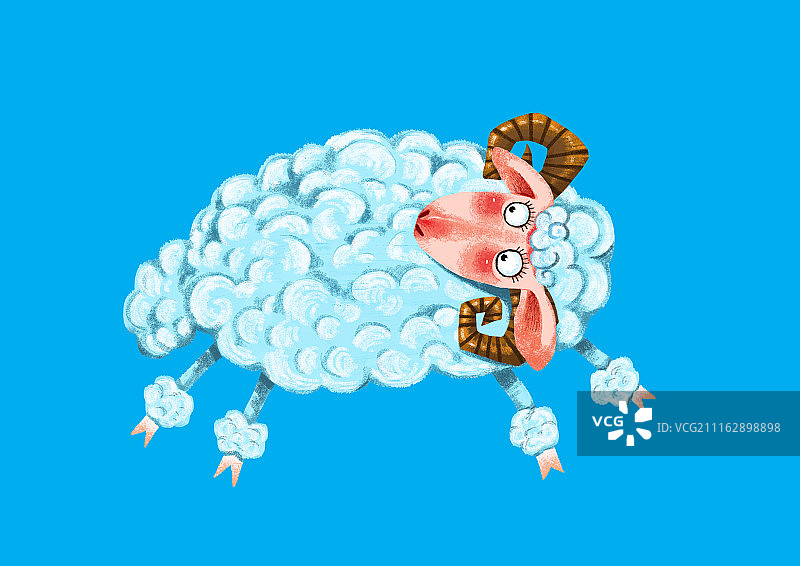 背景分离动物系列组图共3000多幅-回头羊图片素材