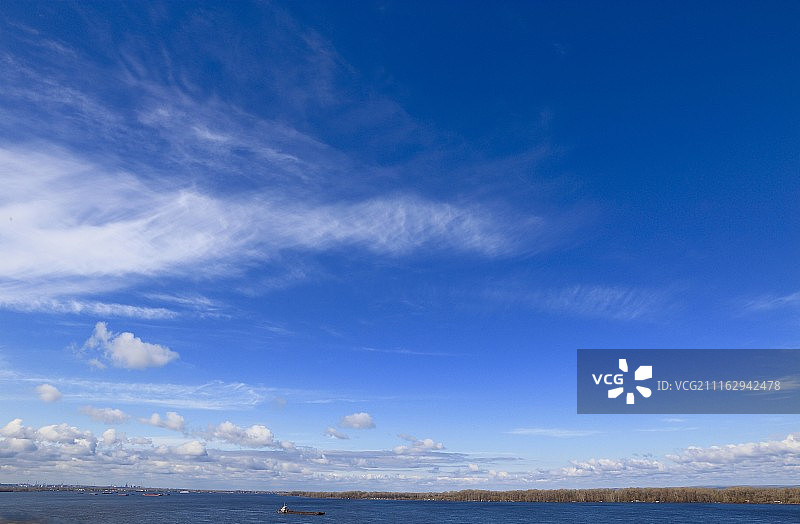 多云的心情。图片素材