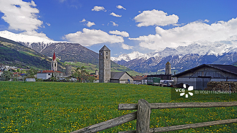 南蒂罗尔四座教堂图片素材