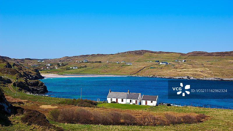 苏格兰高地洛赫湖风景图片素材