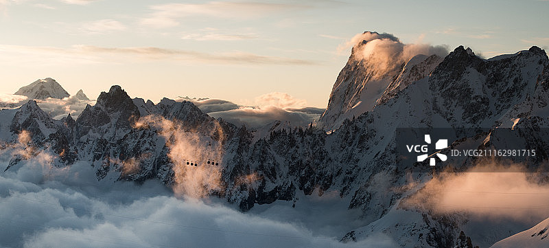 法国霞慕尼勃朗峰图片素材