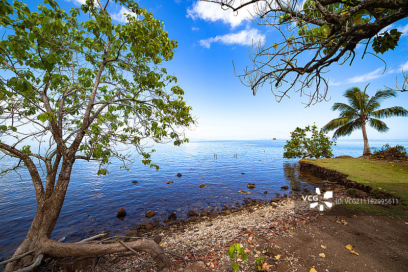 岩石岛屿海岸线图片素材