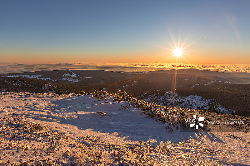 希涅日卡山日出 I图片素材