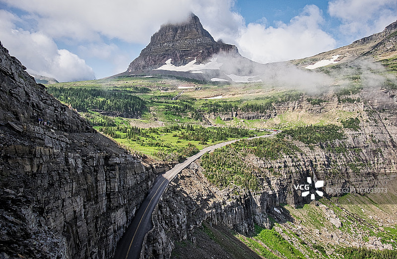 高线步道图片素材