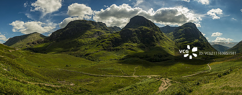 三姐妹峰风光图片素材