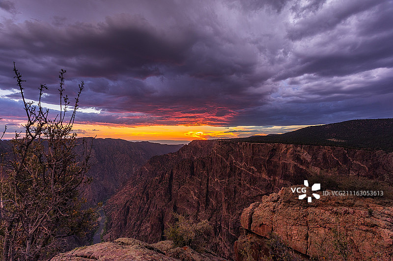 峡谷景观图片素材