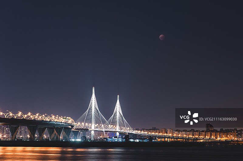 城市日食图片素材