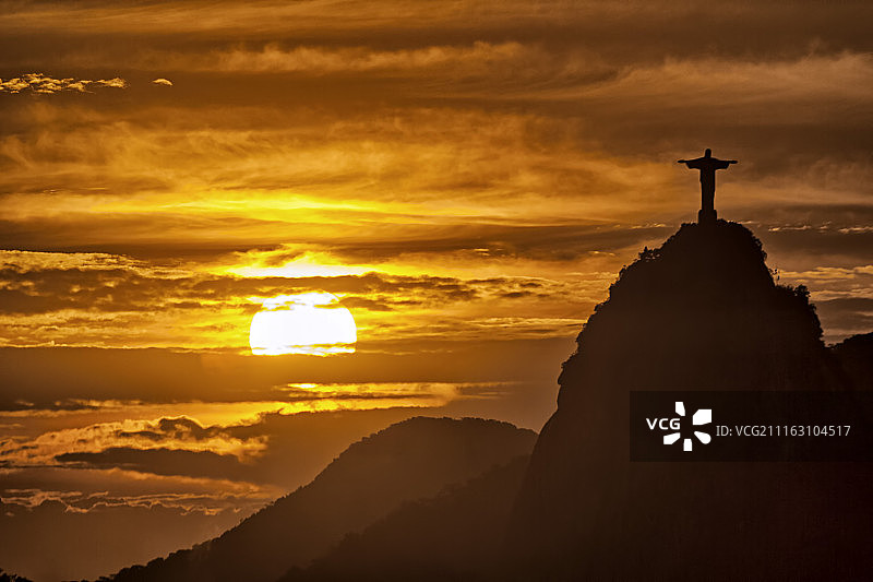 里约热内卢基督像图片素材