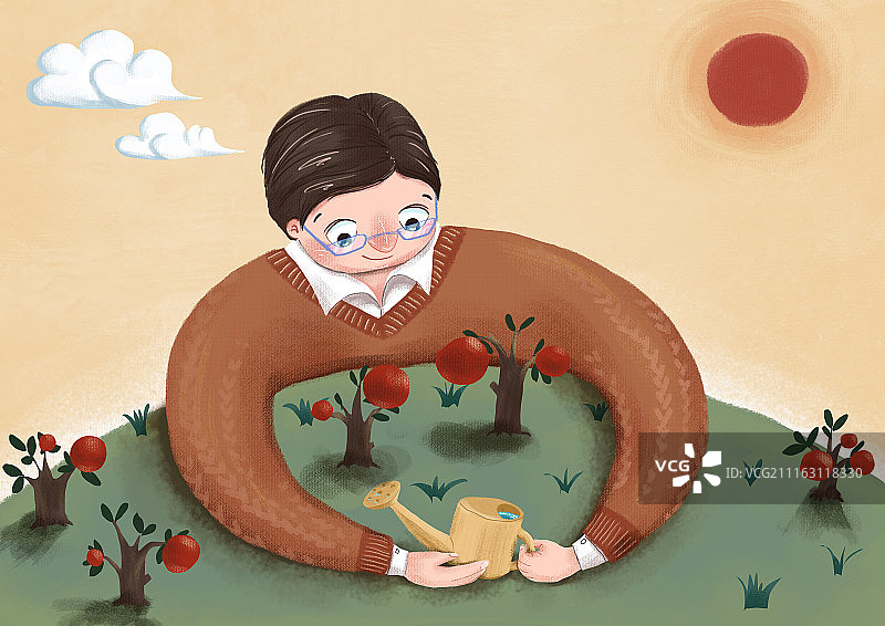 园丁的爱图片素材