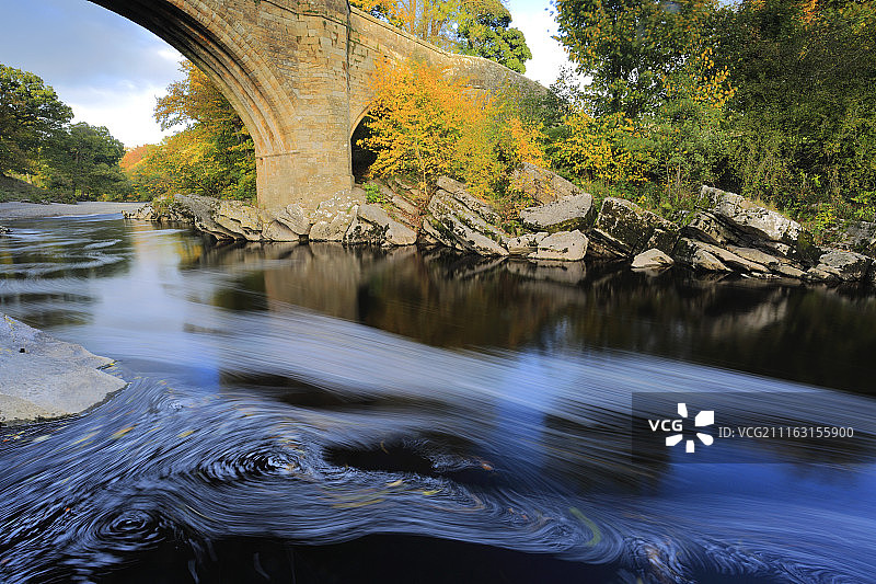 河上的石桥图片素材