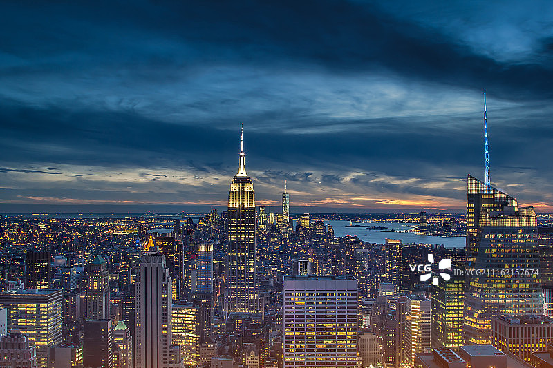 城市夜景图片素材