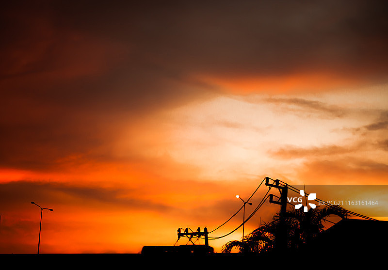 傍晚时分图片素材