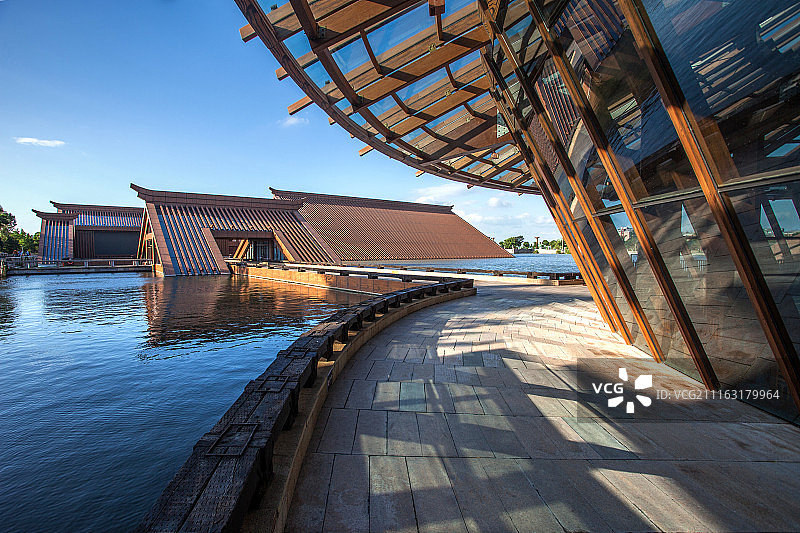 上海广富林遗址公园博物馆图片素材