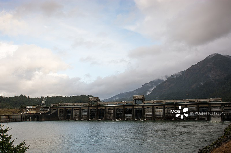 博纳维尔水坝图片素材