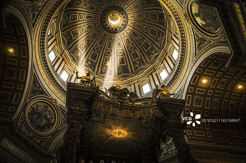 贝尔尼尼的华盖图片素材