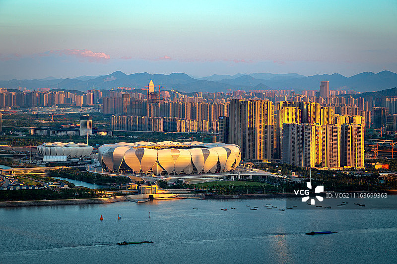 杭州都市风光图片素材