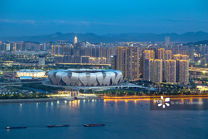 杭州都市风光图片素材