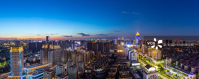杭州萧山天际线图片素材