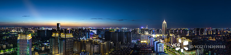 杭州萧山天际线图片素材