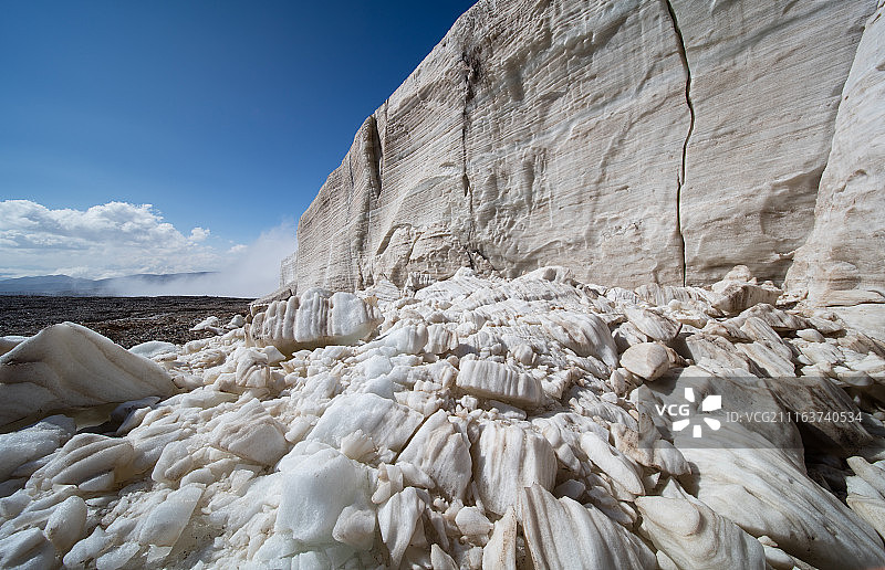 青海省海北祁连县八一冰川高清风光照图片素材