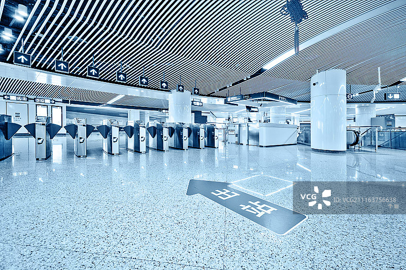 地铁出入口道闸图片素材