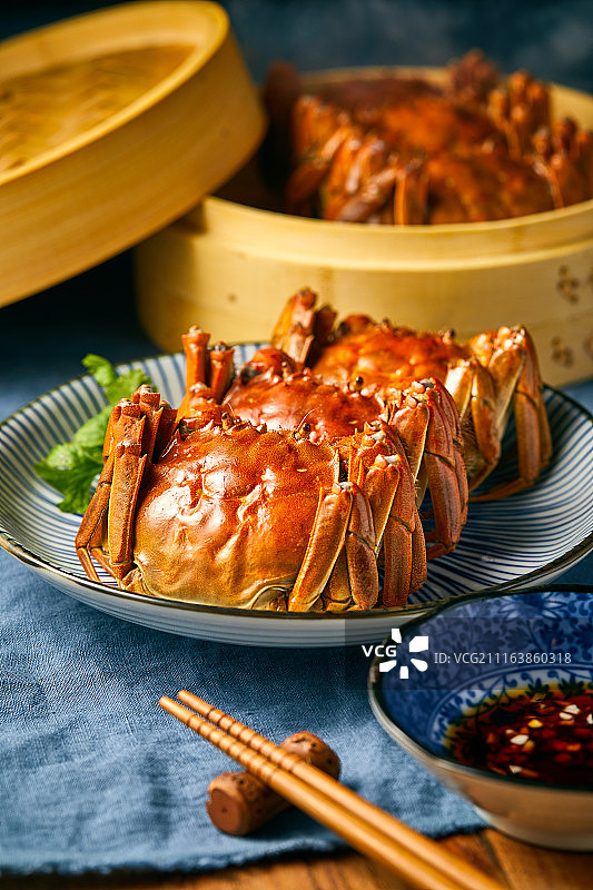 阳澄湖大闸蟹 chinese festival图片素材