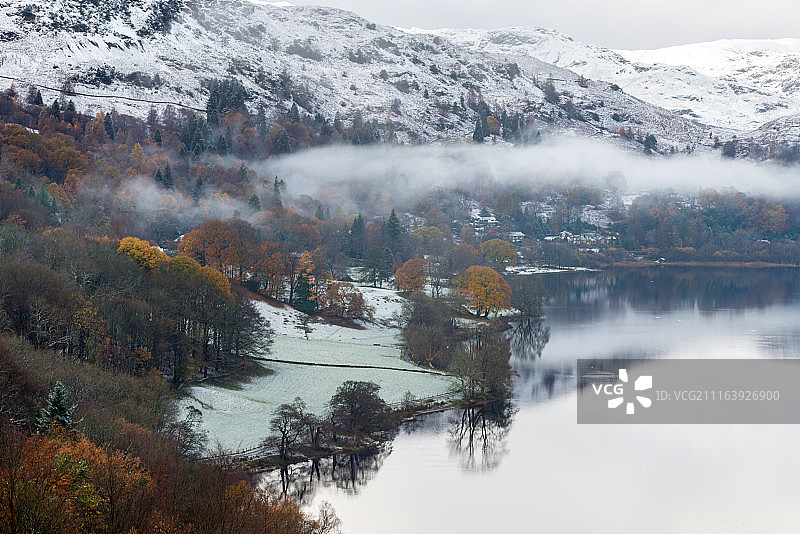 格拉斯米尔湖岸图片素材