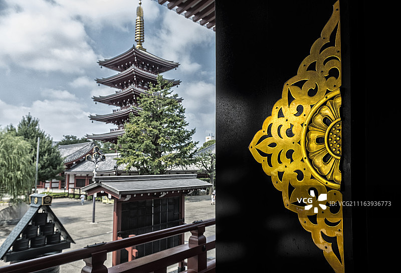 亚洲，日本，东京，雷门浅草寺图片素材