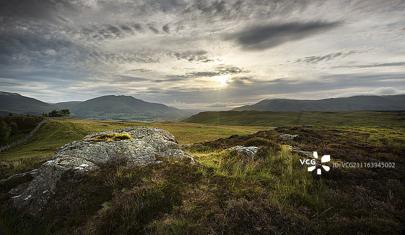 丘陵的风景图片素材