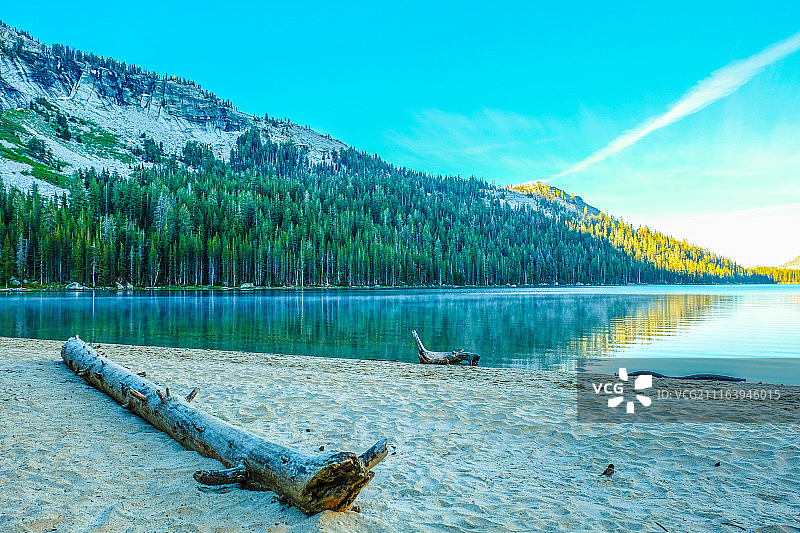 湖光山色图片素材