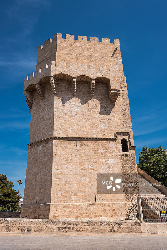 中世纪塔楼景观图片素材