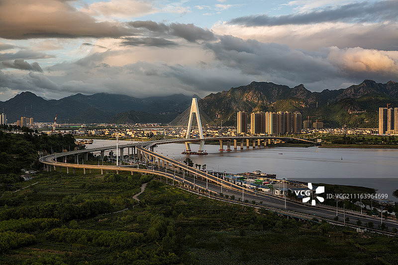 瓯北大桥图片素材