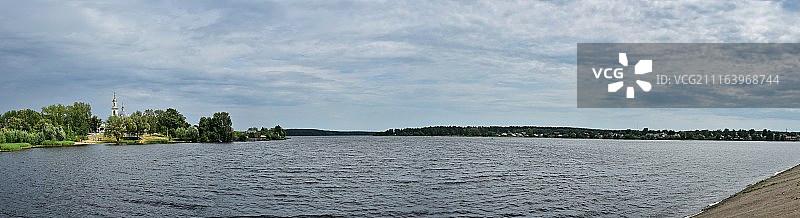 奥卡河全景图片素材