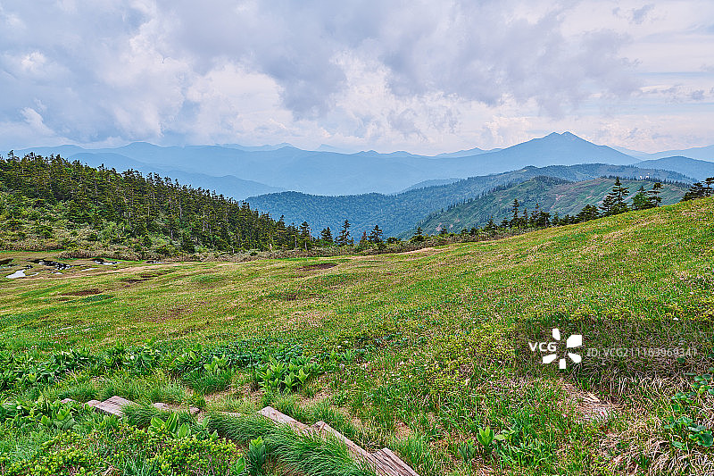 壮丽的山景图片素材