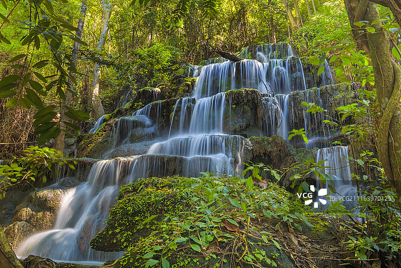 瀑布景观图片素材
